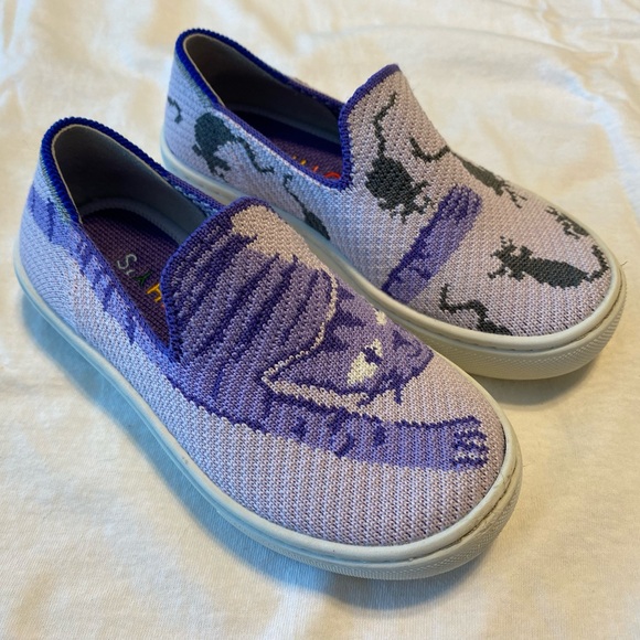 Purple Cat Slip-On Kids Shoes - Picture 2 of 6
